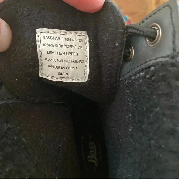 G.H. Bass & Co. black leather duck boots - Picture 7 of 7